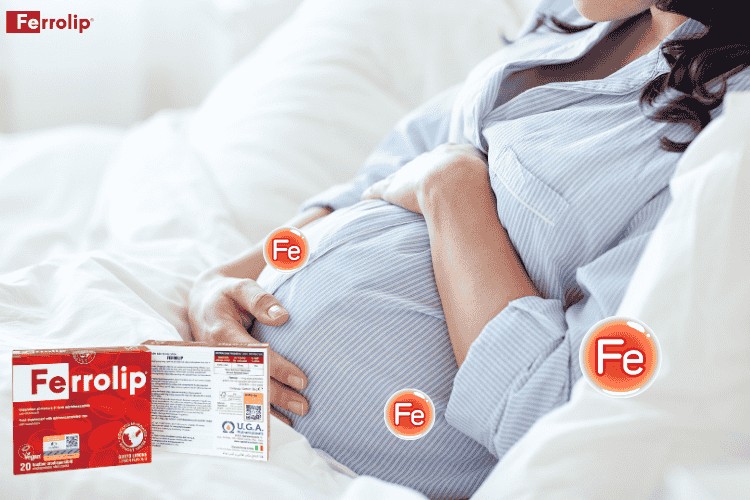 sắt ferrolip bổ sung sắt cho bà bầu